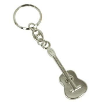 Llavero Guitarra Clasica FTL012 Plateado 5,5cm