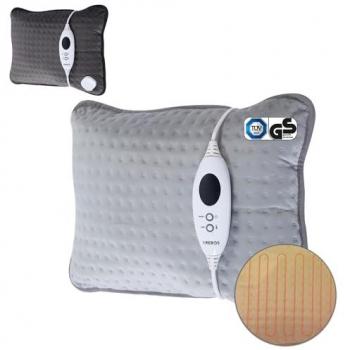 Almohadilla eléctrica corporal Arebos 44 x 33 cm con 6 niveles de temperatura, apagado automático y protección contra sobrecalentamiento