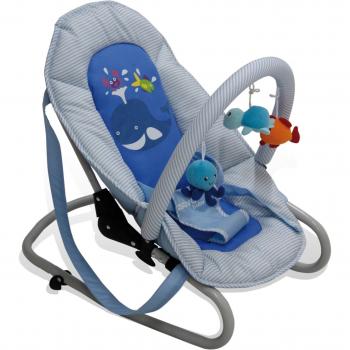 Asalvo 13545 - Hamaquita, diseño ballena, color azul