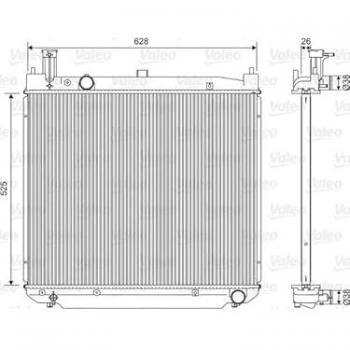 Radiador de Refrigeración del Motor Valeo 701591