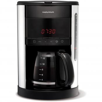 Morphy Richards filtro cafetera eléctrica Acero inoxidable negro