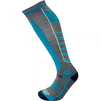 Lorpen T3 luz de esquí de la mujer calcetines, mujer, jade