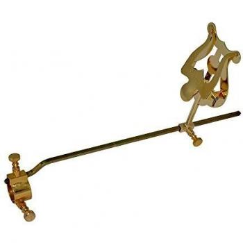 Atril super trombón, ajustable, soporte Ø 18 mm