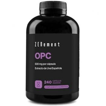 OPC Extracto de Semilla de Uva Zenement 240 Cápsulas - Alta Dosificación, 99% OPC Antioxidante Natural, Vegano, Producto Español