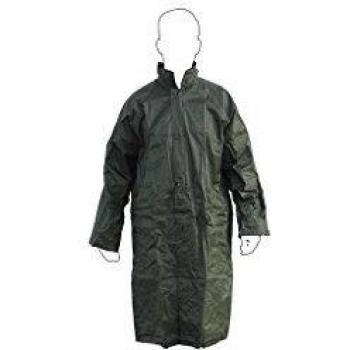 ABRIGO DE LLUVIA VERDE POLIESTER/PVC TALLA-L
