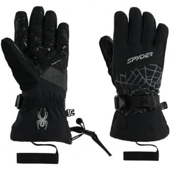 Guantes Spyder Overweb Negro Eclipse Niño XL