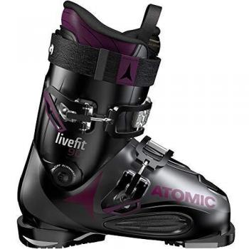 ATOMIC Live FIT 90 W - Bota de esquí, Mujer, Black/Anthracite/Purple -