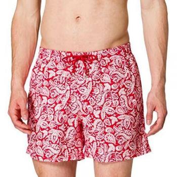 Punto Blanco Unruly Bañador para Hombre, Rojo, Extra Grande