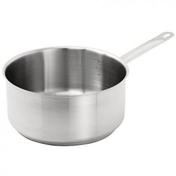 Cacerola de Acero Inoxidable Compatible con Inducción 5 Litros Diámetro 240 mm