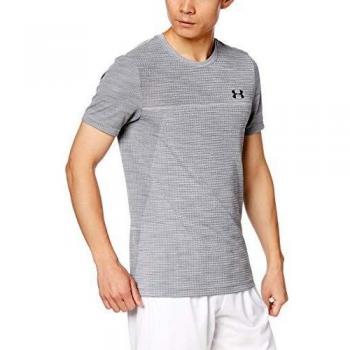 Under Armour Vanish Seamless Nov 1 Camisa Manga Corta, Hombre, Gris, XXL
