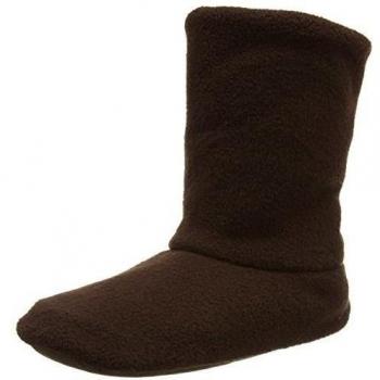 Woolsies Vagabond - Natural Wool and Fleece - Woolmark Certified - deslizadores planos, color Marrón, talla 40 2/3 EU