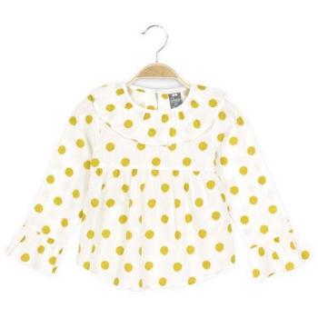 DADATI Camisa Niña Blanco Topos Mostaza 11802041 3 Blanco