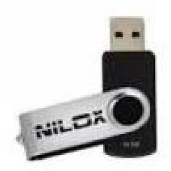 Pen Drive Nilox 32 GB USB Tipo A 2.0 Negro, Velocidad de Lectura hasta 18 MB/s