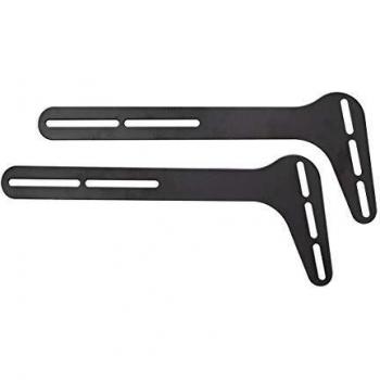 NEDIS Barra de Sonido Monte Soporte para Altavoces Soundbar | Pantalla de TV de 32 a 65 | Fijo | hasta 15 kg Negro
