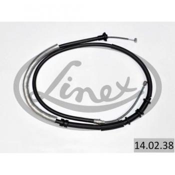 Cable de freno de estacionamiento LINEX 14.02.38 Izquierda