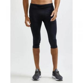 Craft Adv Essence Knickers M Hombre Negro - Mallas 3/4 para hombre, color negro, diseño técnico, tejido transpirable y de secado rápido, ideal para actividades deportivas