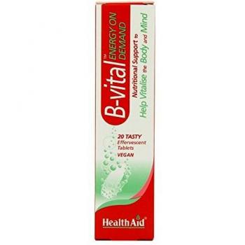 HealthAid B-Vital Vitamin B Complex 20 Vegan Tablets