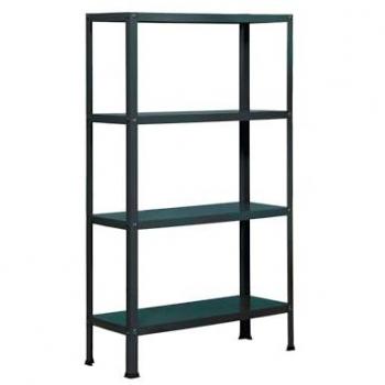 Estantería Metálica Simon Home Classic Mini 4/300 Antracita, 1600x800x300 mm, 4 Baldas, 100 kg de Punto Flexión