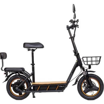 Trotineta eléctrica KuKirin C1 Pro, 500W, batería 48V 26Ah, neumáticos de 14 pulgadas, velocidad máxima 45 km/h, autonomía de 100 km