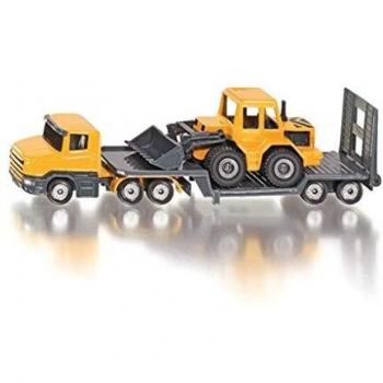 Siku 1616 Low Loader with Front Loader Die-Cast Model Toy Vehicle