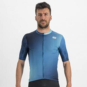 Maillot de Manga Corta Sportful Rocket Azul Claro Neutro para Hombre (Talla M)