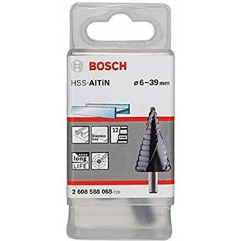 Bosch 2 608 588 068 - Broca escalonada HSS-AlTiN - 6-39 mm, 10,0 mm, 93,5 mm