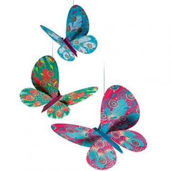 Colgante Mariposas Purpurina