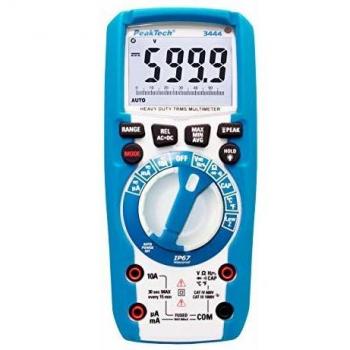 Multímetro Digital PEAKTECH 3444 - 6000 Cuentas, TRMS, IP67