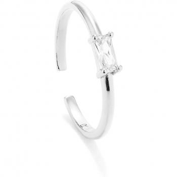 Anillo Basics de plata plateado