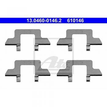 Kit de accesorios ATE para pastillas de freno delanteras Citroën C2 y C3