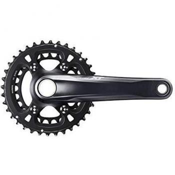 SHIMANO BIELAS XT BOOST52 2X12V S/CA Ciclismo, Adultos Unisex, Multicolor