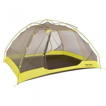 Marmot Tungsten UL 4P Ultraligera para 4 Personas, Trekking pequeña, Tienda de campaña, Totalmente Impermeable, Adultos Unisex, Gris Dark Citron/Citronelle