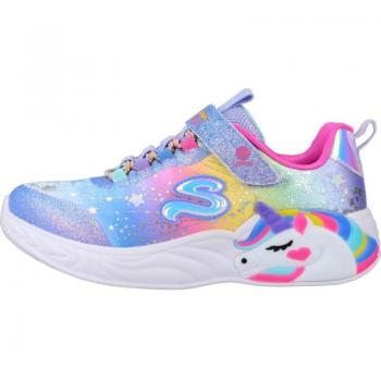 Zapatillas Deportivas con Luces Unicorn Dreams Multicolor Skechers para Niña Modelo ISKE23H18 Color Azul BLMT