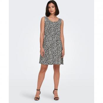 Vestido corto sin mangas con vuelo jdy