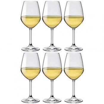 Set de 6 Copas de Vino Blanco Divino Bormioli 44.5 cl - Cristal Elegante