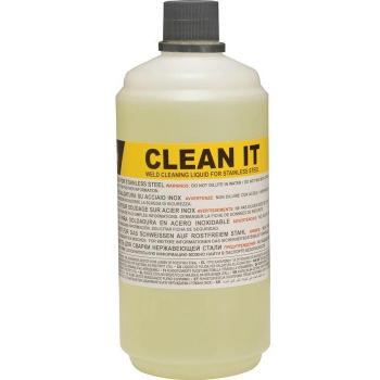 Líquido Clean It (Giallo) per Cleantech 200 TELWIN 804031 - Botella de 1 litro, electrolito para limpieza
