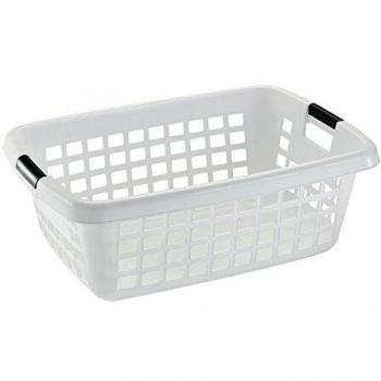 Great Plastic - Cesta para la ropa sucia, color blanco, 1 unidad