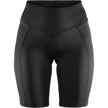 Craft Adv Essence Short Tights Femenino Negro - Mallas cortas para mujer, color negro, fabricadas con material transpirable y de secado rápido, diseño ajustado que proporciona comodidad y libertad de movimiento, ideal para actividades deportivas y entre