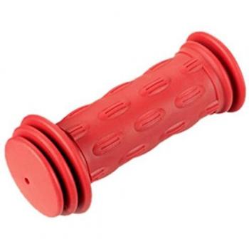 Manufacturas Ges Puños para Bicicleta para niños, Color Rojo, 90 mm