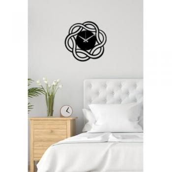 Reloj de Pared Geométrico 19 - Metal Negro - 51x0,15x49 cm