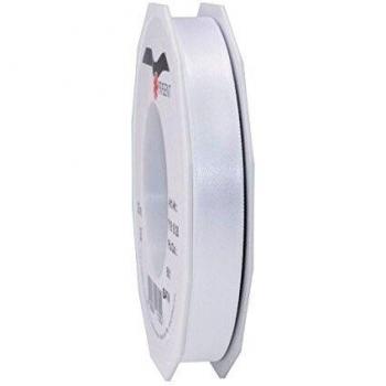 Prasent C.E, pattberg 15 mm 25 m de Cinta de Raso de Doble Cara, Blanco