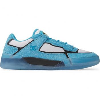 Zapatillas de Hombre DC Shoes Metric Le - Cyan/Negro, Diseño Deportivo y Confortable
