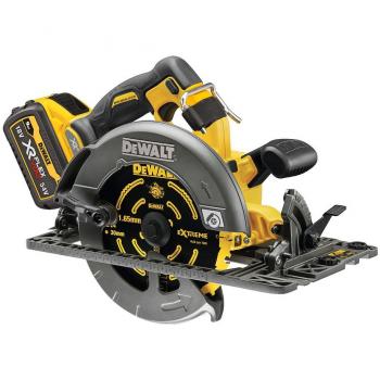 Dewalt Flexvolt 54V Sierra Circular DCS579X2 con batería de litio, motor sin escobillas, capacidad de corte en ángulo y profundidad ajustable