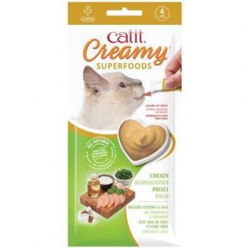 Catit Creamy Chicken Superfood Snack with Coconut and Kale