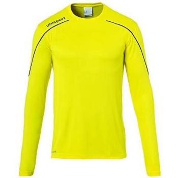 uhlsport Stream 22 Trikot Langarm Sudadera De Entrenamiento, Hombre, Lima Amarillo/Negro, 116