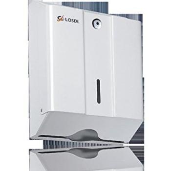Losdi CP-105 Porta Toallas Metal Epoxi, Blanco