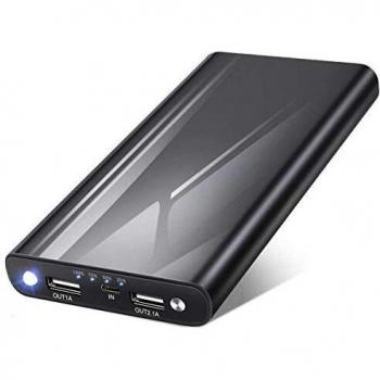 BINKE Batería Externa 26800mAh, Power Bank con 2 Salidas USB y 4 Indicadores de LED Bateria Externa Movil Ultra Capacidad Cargador para Android Smartphones Tabletas y Más