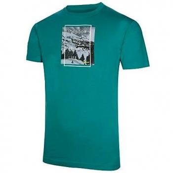 Trango Camiseta Neru, Hombre, Verde Lago, L
