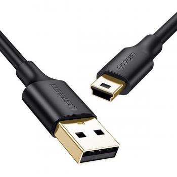 Cable USB Ugreen Mini-B 1m 480Mbps Negro