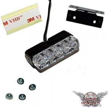 MINI LED ILUMINACIÓN MATRÍCULA MATRICULA ILUMINACIÓN MOTO QUAD COCHE X 2